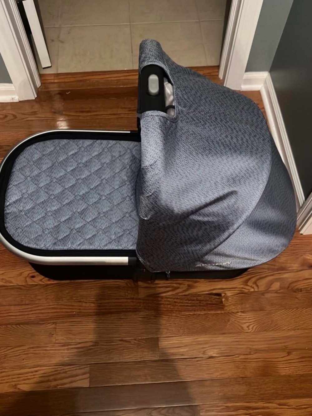 Uppababy Quilted Bassinet - Gray